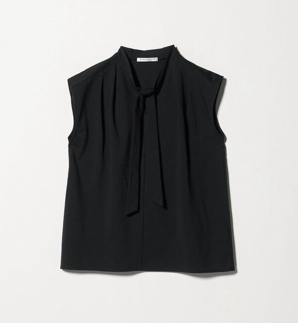 BEAUTY&YOUTH UNITED ARROWS「【WEB限定】ボウタイ スタンドカラーノースリーブTシャツ -汗染み防止-」|Tシャツ・カットソー|