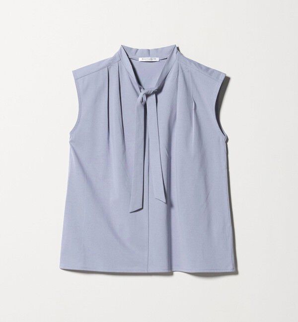 BEAUTY&YOUTH UNITED ARROWS「【WEB限定】ボウタイ スタンドカラーノースリーブTシャツ -汗染み防止-」|Tシャツ・カットソー|