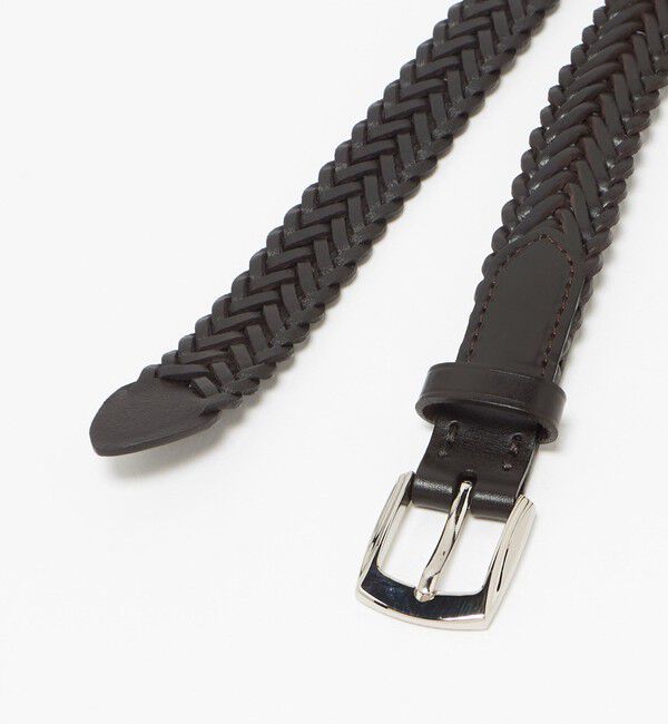 BEAUTY&YOUTH UNITED ARROWS「レザー メッシュ ベルト 25mm」|ベルト|