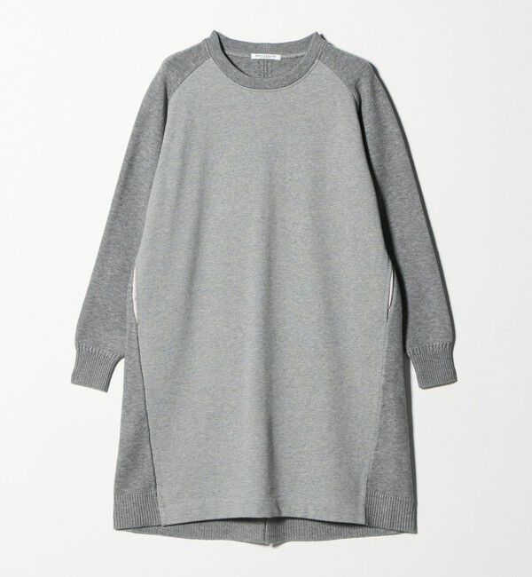 BEAUTY&YOUTH UNITED ARROWS「【WEB限定】スウェット&times;ニット コンビワンピース ウォッシャブル」|ワンピース|