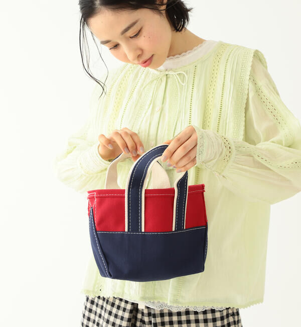BEAMSBOY「L.L.Bean &times; BEAMS PLUS ＆ BEAMS BOY / Deep Bottom Deluxe Boat and Tote Mini」|トートバッグ|