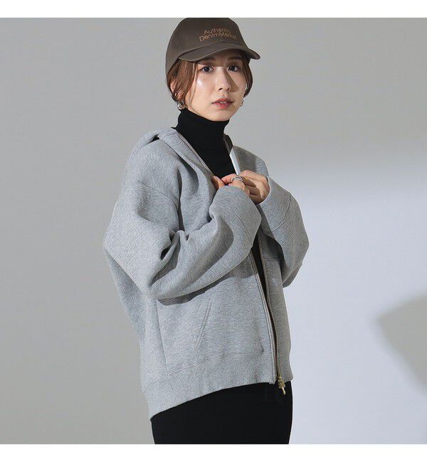 Demi-Luxe BEAMS 「ダンボール ジップ パーカー」|Tシャツ・カットソー|