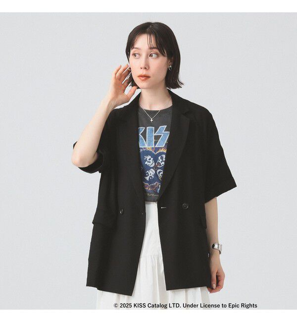 Ray BEAMS 「ダブルブレスト ハーフスリーブ ジャケット」|その他|