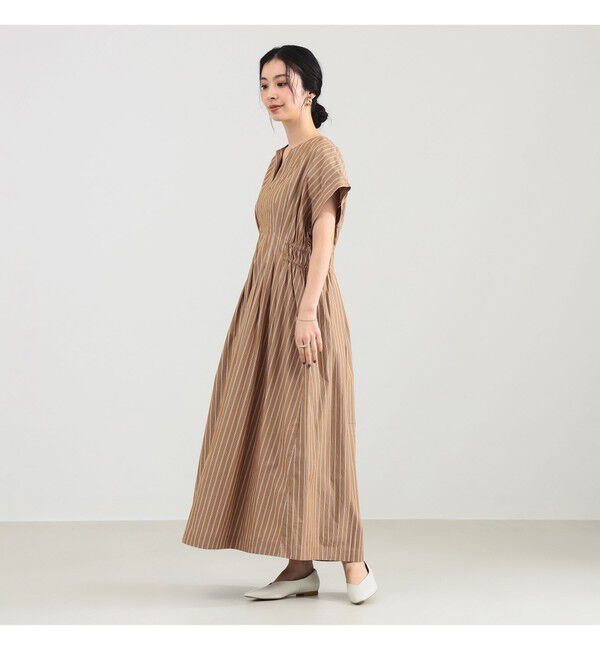 Demi-Luxe BEAMS 「【別注】ne Quittez pas / ポプリン タック ワンピース」|ワンピース|