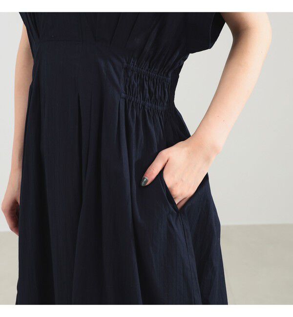 Demi-Luxe BEAMS 「【別注】ne Quittez pas / ポプリン タック ワンピース」|ワンピース|