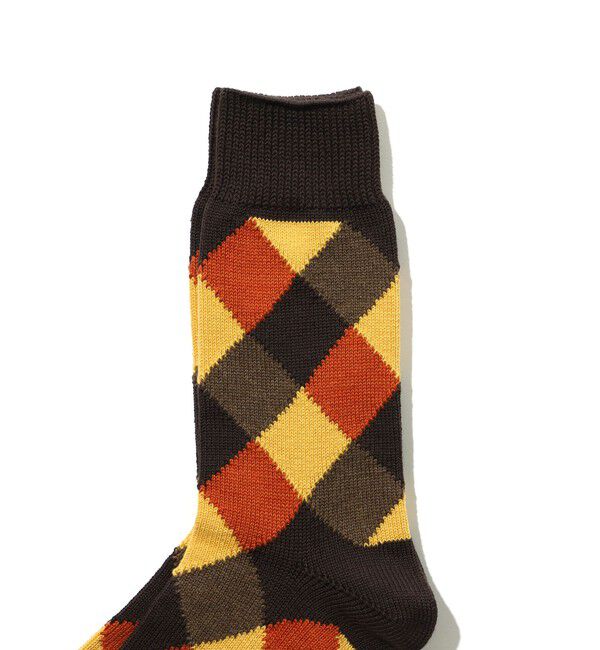 BEAMS PLUS「BEAMS PLUS / ダイヤモンド柄 ソックス」|ソックス|