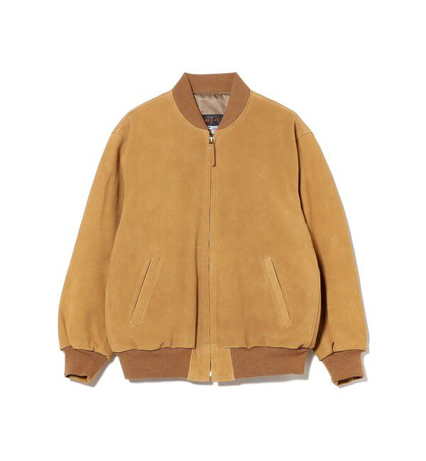 BEAMS PLUS「レザースポーツジャケット 」|ブルゾン・スタジャン|BEIGE