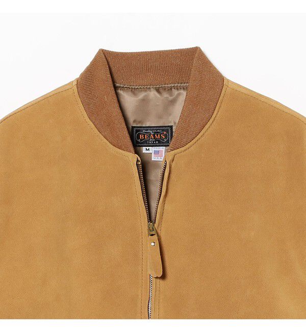 BEAMS PLUS「レザースポーツジャケット 」|ブルゾン・スタジャン|