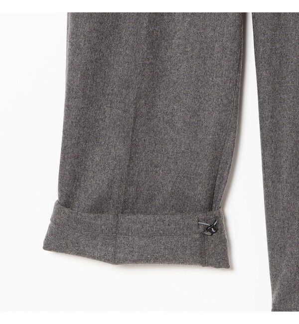 BEAMS「フランネル ワイド スラックス」|チノ|