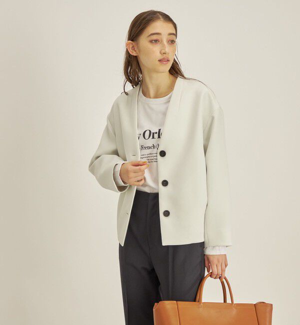 SHIPS for women「マトラッセ トリプルクロス コクーン ブルゾン ◇」|ブルゾン・スタジャン|