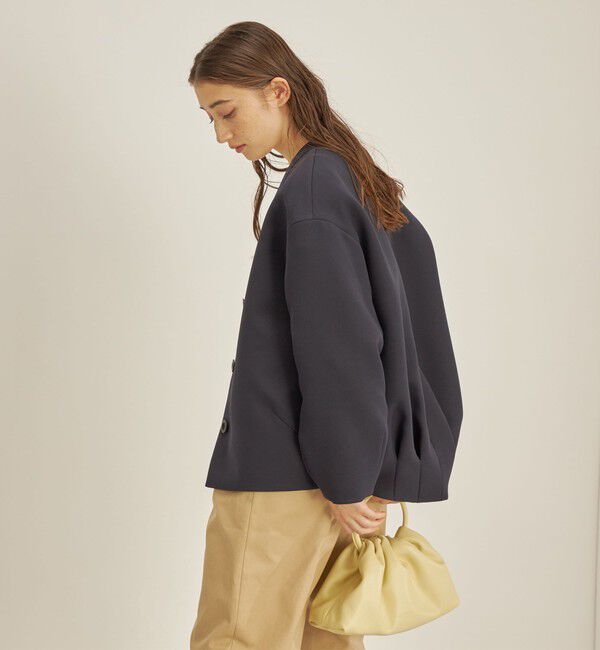 SHIPS for women「マトラッセ トリプルクロス コクーン ブルゾン ◇」|ブルゾン・スタジャン|