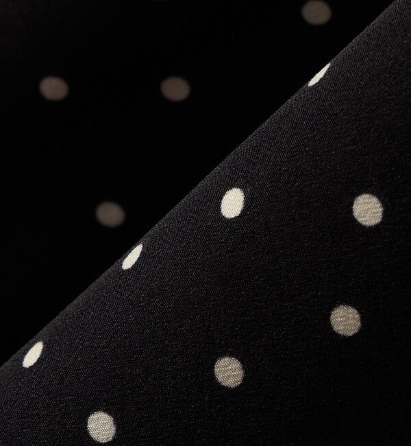 SHIPS for women「*〈手洗い可能〉ドット / 花柄 切替 セミフレア スカート ◇」|スカート|