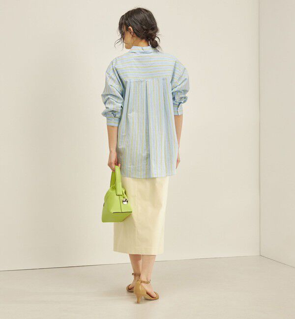 SHIPS for women「〈手洗い可能〉ハイストレッチ カラー タイト スカート」|スカート|