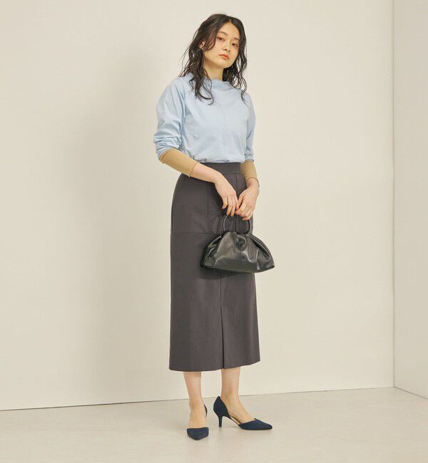 SHIPS for women「〈手洗い可能〉ハイストレッチ カラー タイト スカート」|スカート|