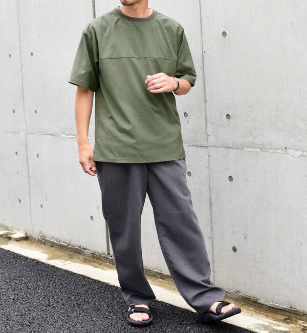 SHIPS any「SHIPS any: COOLMAX（R） サマー プルオーバー Tシャツ (セットアップ対応) 24SS◇」|Tシャツ・カットソー|