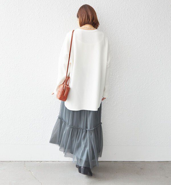 SHIPS for women「〈手洗い可能〉チュール リバーシブル ギャザー スカート◇」|スカート|