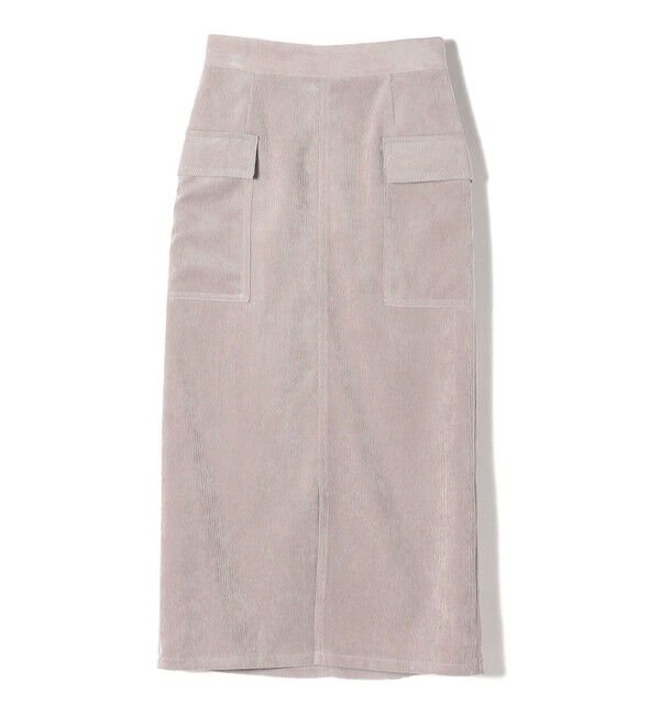 SHIPS for women「〈手洗い可能〉ストレッチ混 細 コーデュロイ ポケット スカート ◇」|スカート|