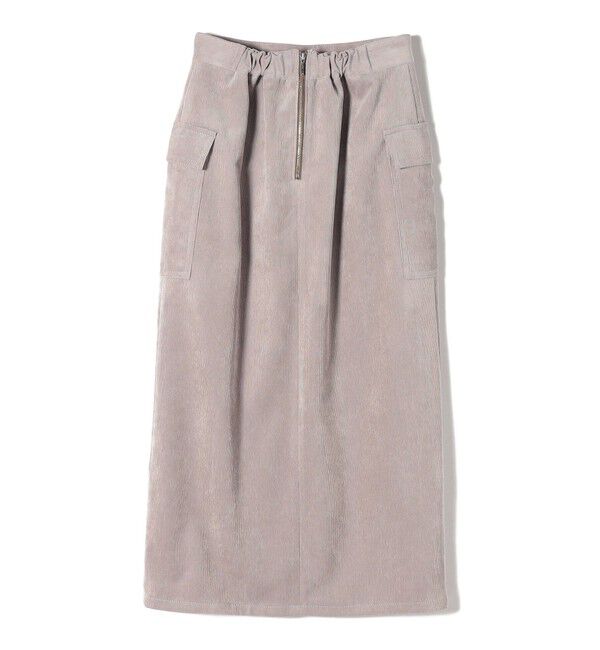 SHIPS for women「〈手洗い可能〉ストレッチ混 細 コーデュロイ ポケット スカート ◇」|スカート|