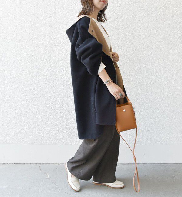 SHIPS any「SHIPS any: リバー フーディー ポンチョ ハーフ コート」|その他|