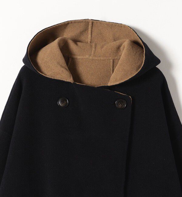 SHIPS any「SHIPS any: リバー フーディー ポンチョ ハーフ コート」|その他|