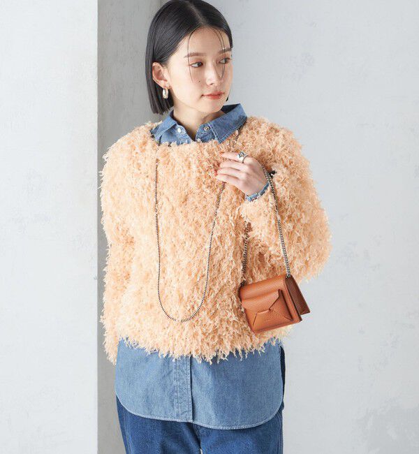 SHIPS for women「〈手洗い可能〉フェザー ヤーン プルオーバー 24SS ◇」|プルオーバー|