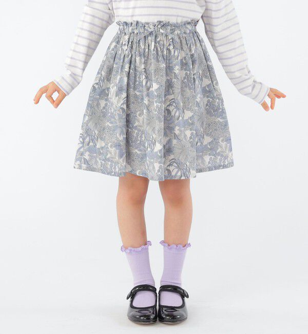SHIPS KIDS「SHIPS KIDS:100～130cm / リバティ スカート」|フレア|