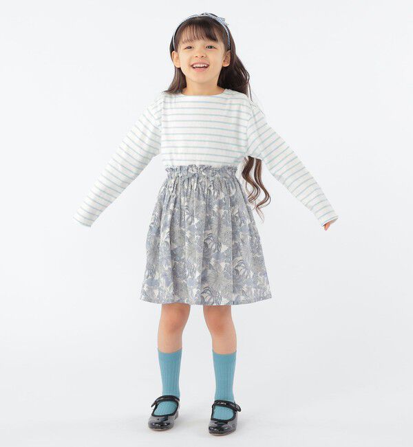 SHIPS KIDS「SHIPS KIDS:100～130cm / リバティ スカート」|フレア|
