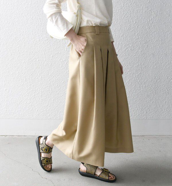 SHIPS any「SHIPS any:〈洗濯機可能〉バスケット キュロット パンツ」|キュロット|