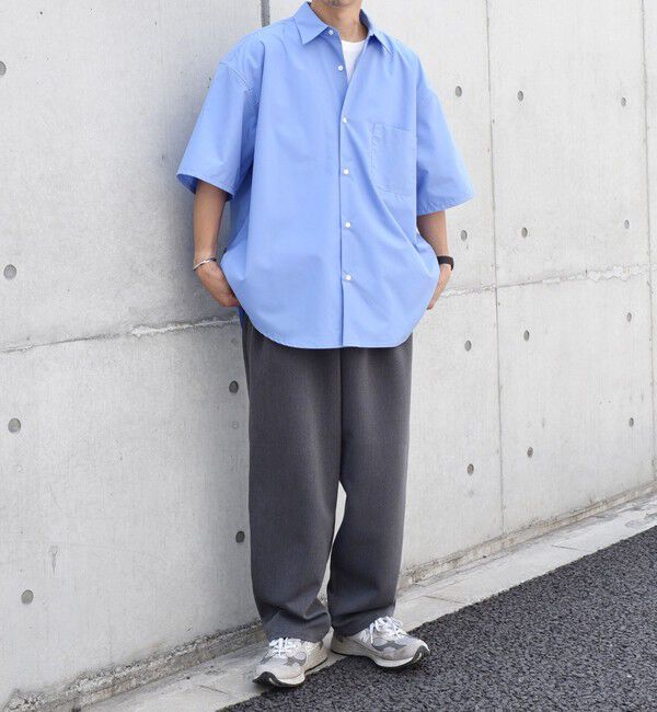 SHIPS any「SHIPS any: オーバーサイズ カラーパレット ハーフスリーブ シャツ◇」|シャツ・ブラウス|