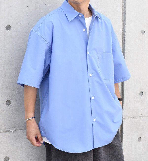 SHIPS any「SHIPS any: オーバーサイズ カラーパレット ハーフスリーブ シャツ◇」|シャツ・ブラウス|