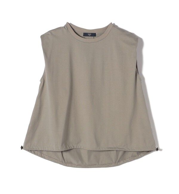 SHIPS Colors 「SHIPS Colors:〈洗濯機可能〉ドロスト タンクトップ」|Tシャツ・カットソー|カーキ