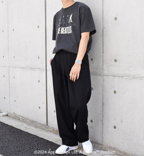 SHIPS any「SHIPS any: 〈洗濯機可能〉2タック ワイド エフェクト パンツ (スラックス)◇」|チノ|