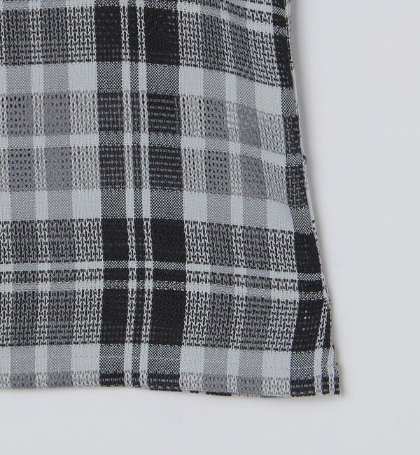 SHIPS Colors 「SHIPS Colors:〈洗濯機可能〉カラミ チェック オープンカラー シアーシャツ」|シャツ・ブラウス|