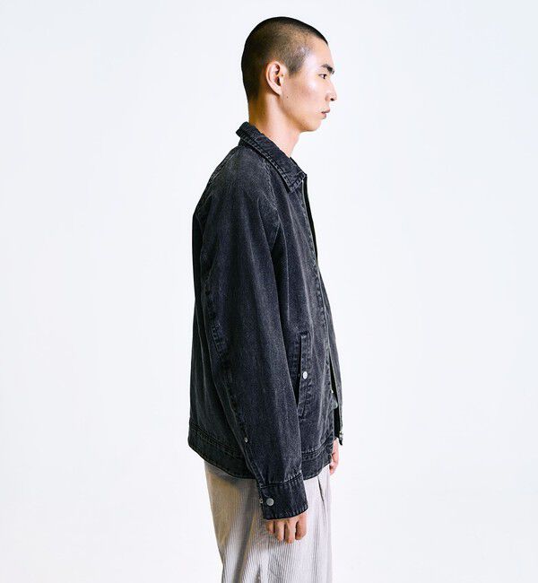 SHIPS「City Ambient Products: デニム ジップ ブルゾン」|ブルゾン・スタジャン|