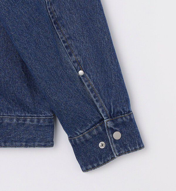 SHIPS「City Ambient Products: デニム ジップ ブルゾン」|ブルゾン・スタジャン|