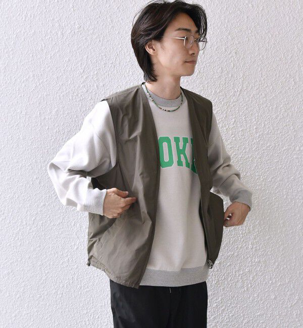 SHIPS any「SHIPS any: 〈洗濯機可能〉ダブルジップ アーバン ベスト［a-nylon］(セットアップ対応)◇」|ベスト・ジレ|