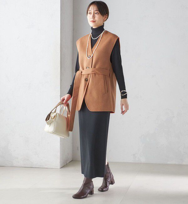 SHIPS for women「配色 リバー ジレ」|ベスト・ジレ|