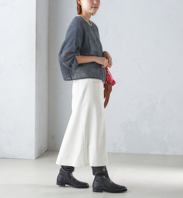 SHIPS for women「〈洗濯機可能〉コーデュロイ セミフレア スカート」|スカート|