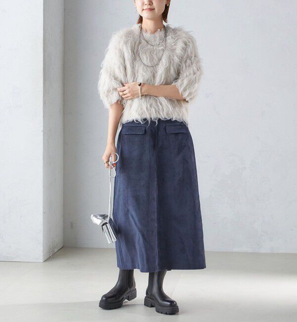 SHIPS for women「〈洗濯機可能〉コーデュロイ セミフレア スカート」|スカート|