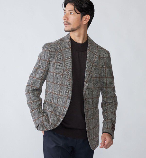 SHIPS「SHIPS: ANGELICO チェック ジャケット」|テーラードジャケット|