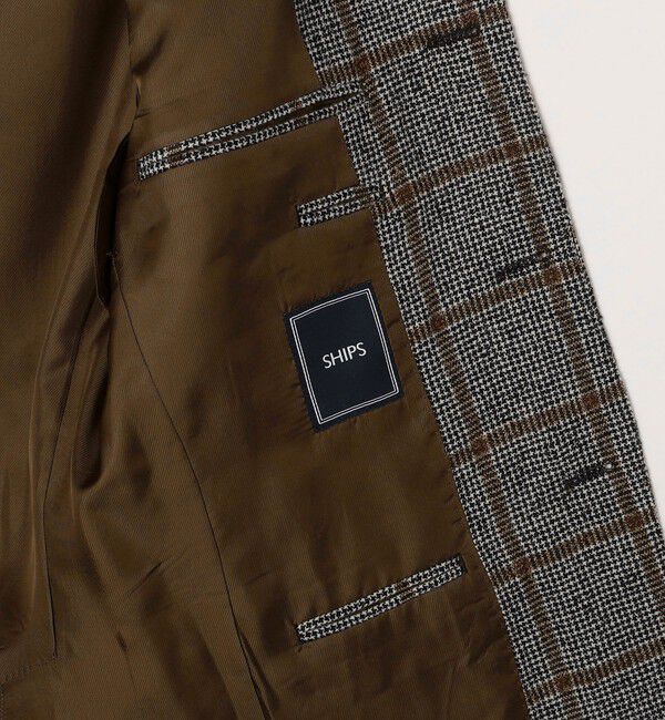 SHIPS「SHIPS: ANGELICO チェック ジャケット」|テーラードジャケット|