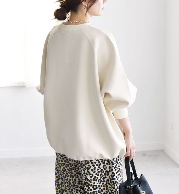 quaranciel「《一部追加予約》quaranciel:〈洗濯機可能〉ポンチ ドロスト ルーズ プルオーバー」|スウェット・ジャージ|