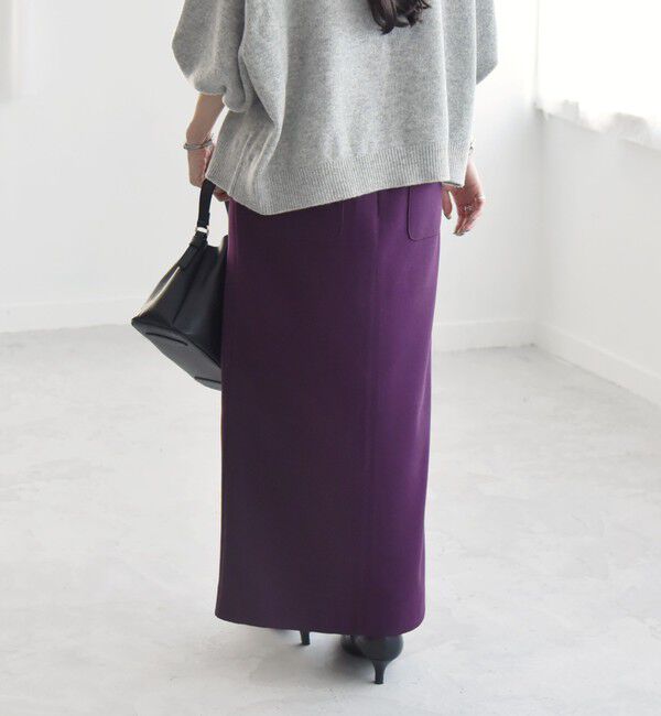 quaranciel「quaranciel: エア ニードル ナロー タイト スカート（セットアップ対応）」|スカート|