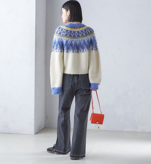 SHIPS for women「〈手洗い可能〉ヘアリー ノルディック プルオーバー」|ニット・セーター|