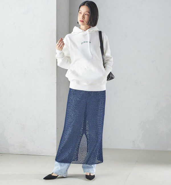 SHIPS for women「【SHIPS別注】LOGAN KNITTING MILLS: プリント フーディー」|パーカー|