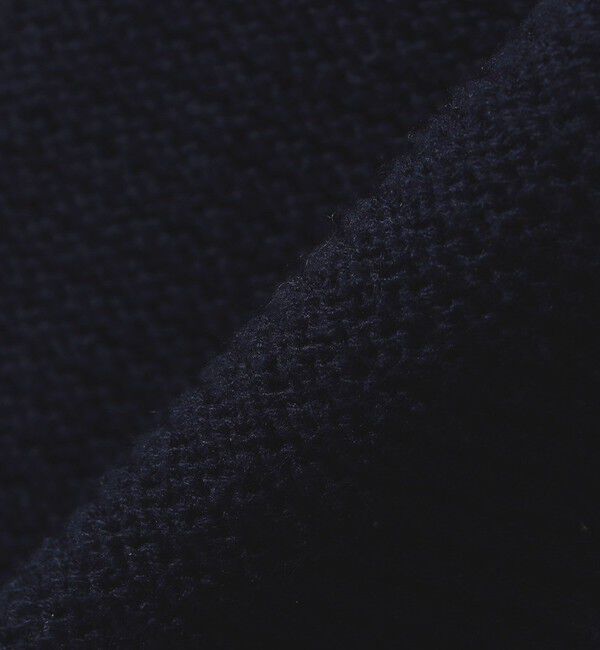 SHIPS any「SHIPS any: シルク コットン レースアップ ニット プルオーバー」|ニット・セーター|