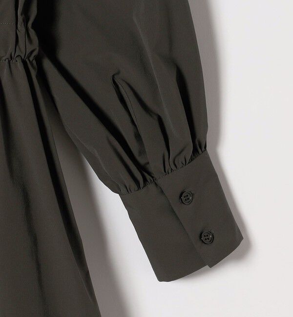 SHIPS any「SHIPS any:〈洗濯機可能〉タイプライター ベルト ギャザー ロング ワンピース」|ワンピース|