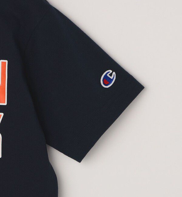 SHIPS any「Champion: クルーネック カレッジ ロゴ Tシャツ <KIDS>」|Tシャツ・カットソー|