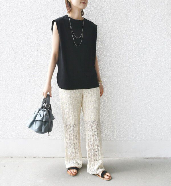 SHIPS for women「〈手洗い可能〉ラッセル レース イージー パンツ」|その他|