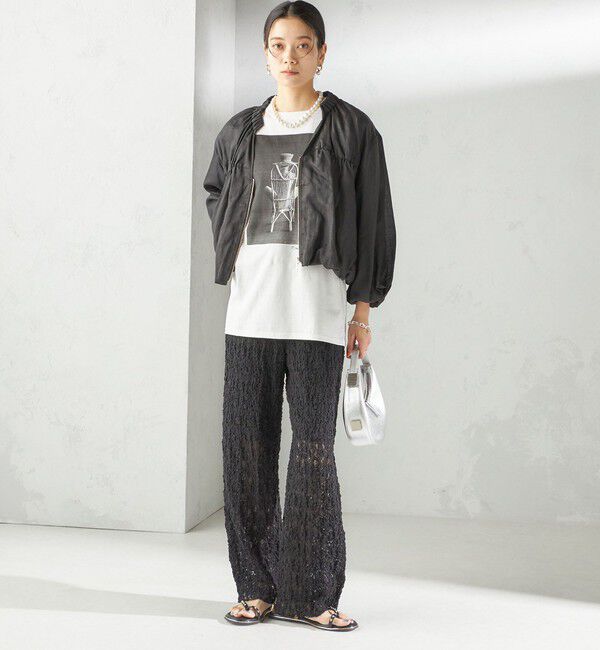 SHIPS for women「〈手洗い可能〉ラッセル レース イージー パンツ」|その他|